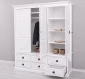 Wardrobe with 3 doors and 6 drawers