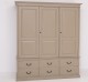 Wardrobe with 3 doors and 6 drawers