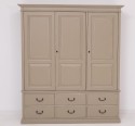 Wardrobe with 3 doors and 6 drawers