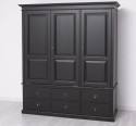 Wardrobe with 3 doors and 6 drawers