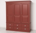 Wardrobe with 3 doors and 6 drawers