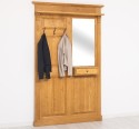 Hanger with mirror, 1 drawer - Color_P002 - WAX