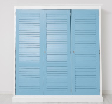 3-door wardrobe, Shutter Collection - Colort Ext._P004 / Color Int._P053 - Color Doors_P053 - DOUBLE COLORED