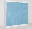 3-door wardrobe, Shutter Collection - Colort Ext._P004 / Color Int._P053 - Color Doors_P053 - DOUBLE COLORED