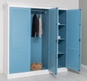 3-door wardrobe, Shutter Collection - Colort Ext._P004 / Color Int._P053 - Color Doors_P053 - DOUBLE COLORED