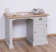 Desk with 1 door and 1 drawer, oak top