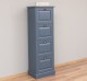 Narrow chest of drawers with 4 folding doors