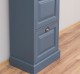 Narrow chest of drawers with 4 folding doors