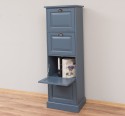 Narrow chest of drawers with 4 folding doors