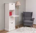 Narrow chest of drawers with 4 folding doors