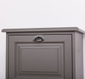 Narrow chest of drawers with 4 folding doors