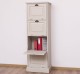 Narrow chest of drawers with 4 folding doors