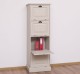 Narrow chest of drawers with 4 folding doors