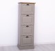 Narrow chest of drawers with 4 folding doors