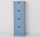 Narrow chest of drawers with 4 folding doors