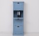 Narrow chest of drawers with 4 folding doors