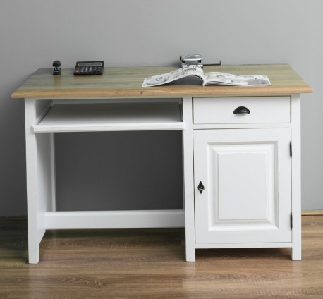 Computer desk, oak top