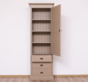 Wardrobe with 1 large door, 3 drawers