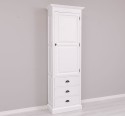 Wardrobe with 1 large door, 3 drawers