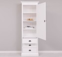 Wardrobe with 1 large door, 3 drawers