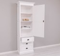 Wardrobe with 1 large door, 3 drawers