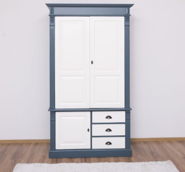 Wardrobe with 3 doors and 3 drawers, Directoire Collection