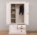 Wardrobe with 3 doors and 3 drawers, Directoire Collection