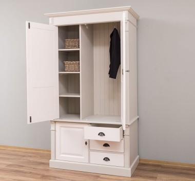 Wardrobe with 3 doors and 3 drawers, Directoire Collection