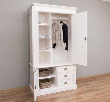 Wardrobe with 3 doors and 3 drawers, Directoire Collection