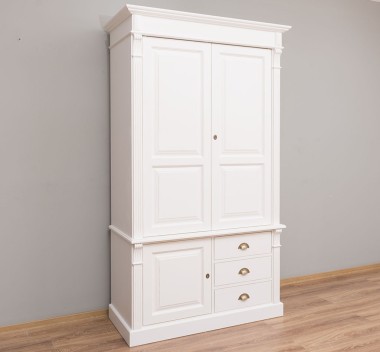 Wardrobe with 3 doors and 3 drawers, Directoire Collection