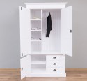 Wardrobe with 3 doors and 3 drawers, Directoire Collection