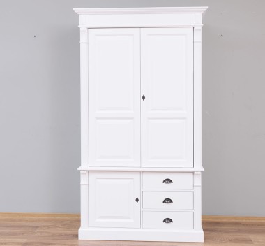 Wardrobe with 3 doors and 3 drawers, Directoire Collection