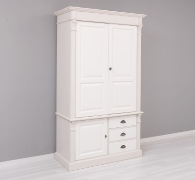 Wardrobe with 3 doors and 3 drawers, Directoire Collection