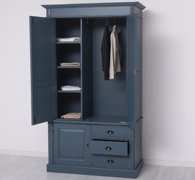 Wardrobe with 3 doors and 3 drawers, Directoire Collection