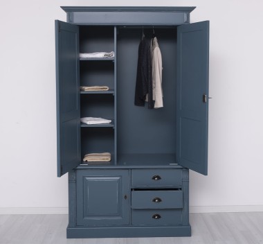 Wardrobe with 3 doors and 3 drawers, Directoire Collection