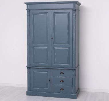 Wardrobe with 3 doors and 3 drawers, Directoire Collection