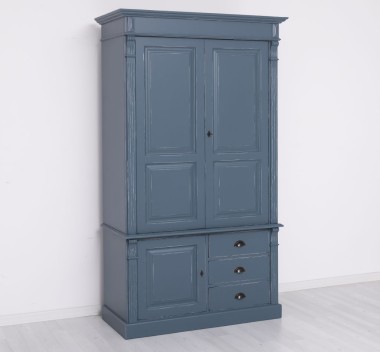 Wardrobe with 3 doors and 3 drawers, Directoire Collection