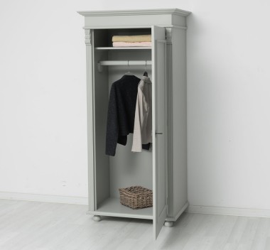 Wardrobe with 1 door