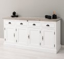 4-door sideboard, 4 drawers, BAS