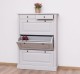 Shoe rack with 3 doors and 2 drawers