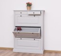 Shoe rack with 3 doors and 2 drawers