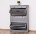 Shoe rack with 3 doors and 2 drawers