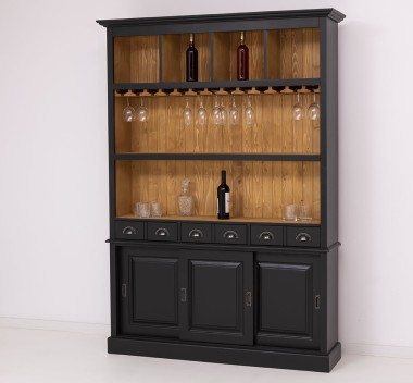 Bar furniture with 3 doors