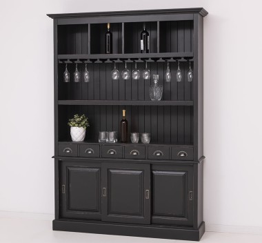 Bar furniture with 3 doors