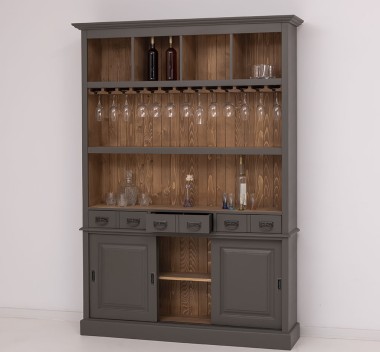 Bar furniture with 3 doors