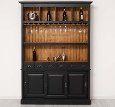 Bar furniture with 3 doors