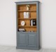 Bookcase with 2 doors and LED strip, accessories included in the price - Color Ext._P042 / Color Int._P002 â€“ DOUBLE COLORED