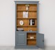 Bookcase with 2 doors and LED strip, accessories included in the price - Color Ext._P042 / Color Int._P002 â€“ DOUBLE COLORED