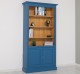 Bookcase with 2 doors and LED strip, accessories included in the price - Color Ext._P045 / Color Int._P002 - DOUBLE COLORED