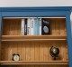 Bookcase with 2 doors and LED strip, accessories included in the price - Color Ext._P045 / Color Int._P002 - DOUBLE COLORED